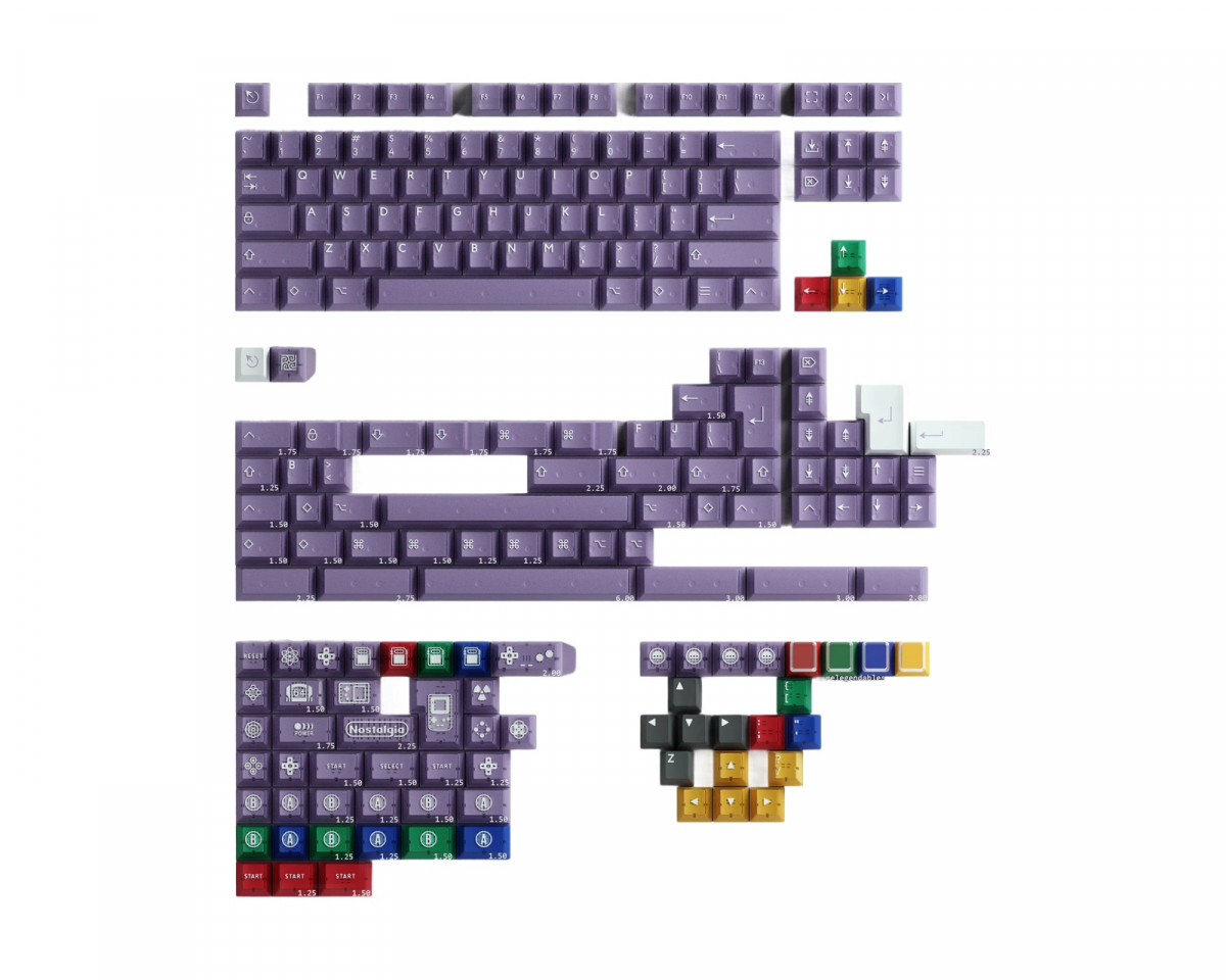 KBDfans PBTfans Atomic Purple R2 - Base kit - MaxGaming.com
