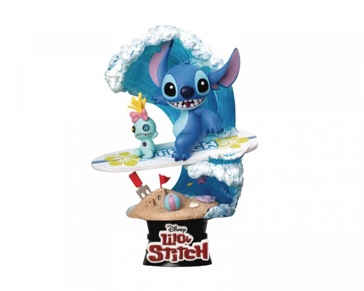 Beast Kingdom Disney Summer Series D-Stage PVC Diorama Stitch Surf