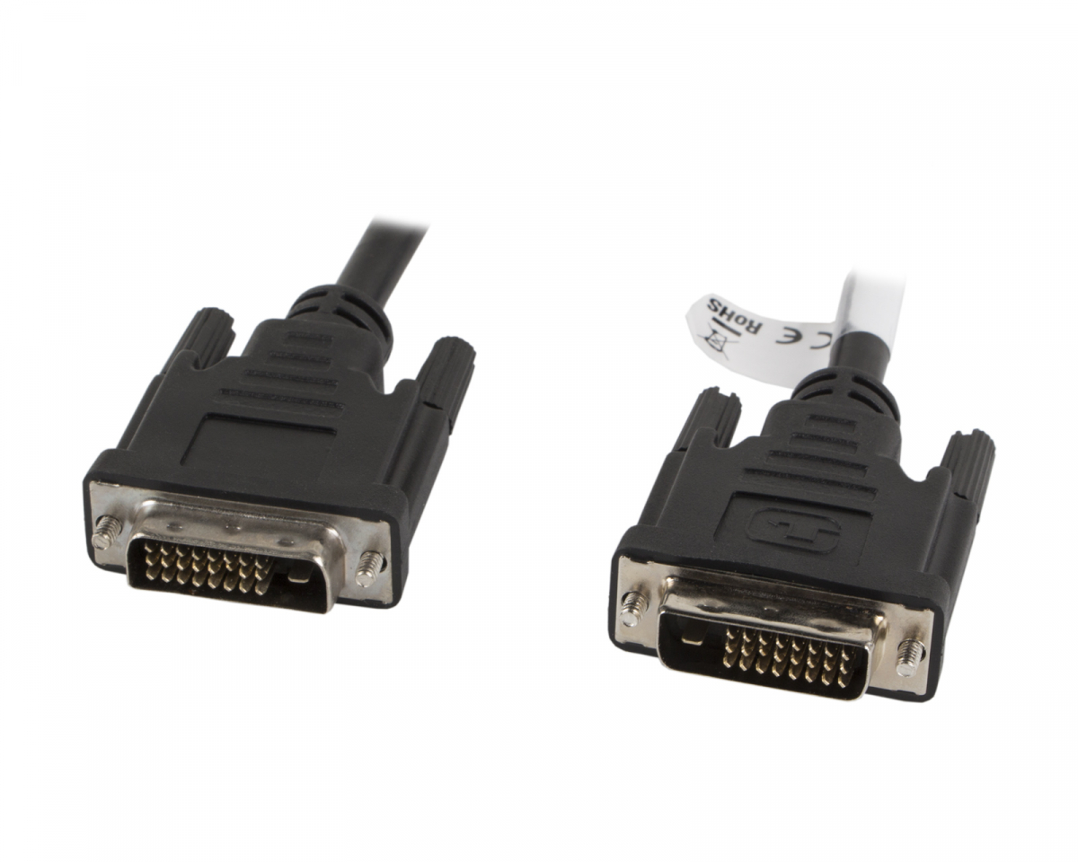 Lanberg DVI-D to DVI-D (24+1) Dual Link Cable 1.8 Meter - MaxGaming.com