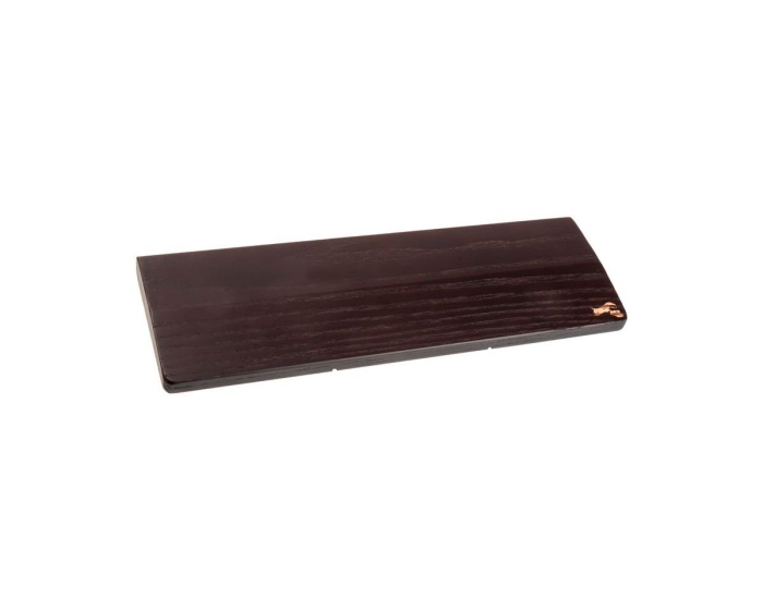 uxcell Wooden Home PC Hand Palm Support Pad Wrist Rest 36x8x2cm Wood Color for 87 Keys Keyboard