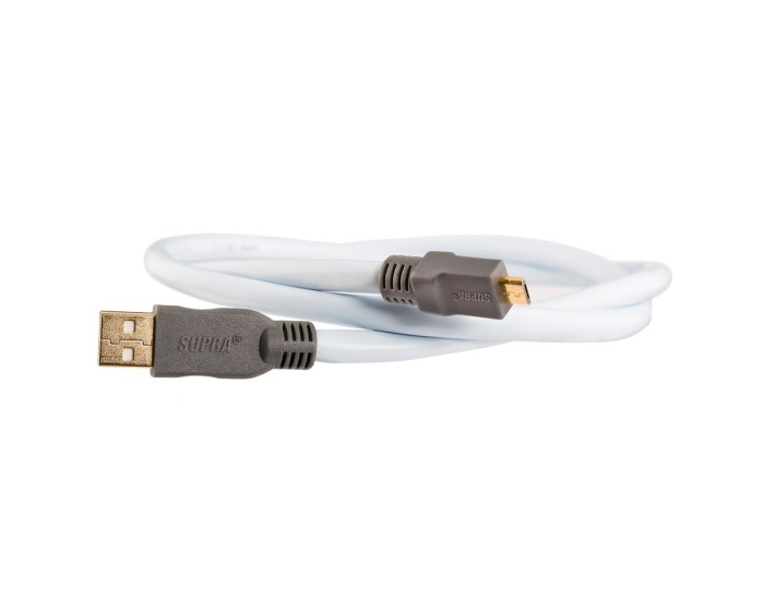 Supra USB Cable 2.0 A-Micro B - 2 meter
