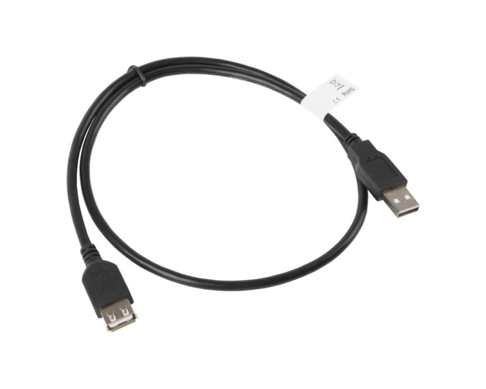 Lanberg USB Extension Cable 2.0 AM-AF 0.7 Meter