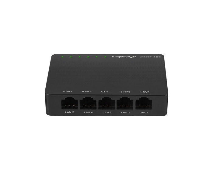 Lanberg Network Switch 5-portar 100/1000 Mbps V12