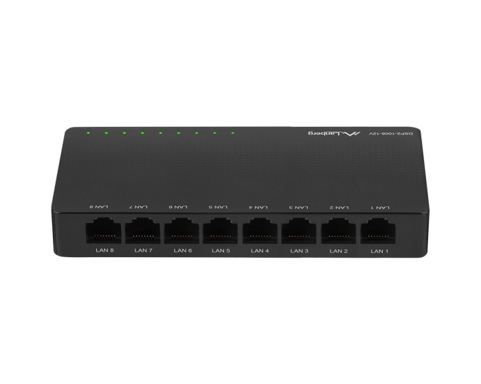 Lanberg Network Switch 8-portar 100/1000 Mbps V12