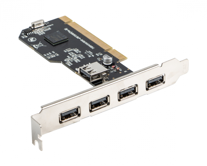 Extension Card PCI - USB 2.0 5-Port - MaxGaming.com