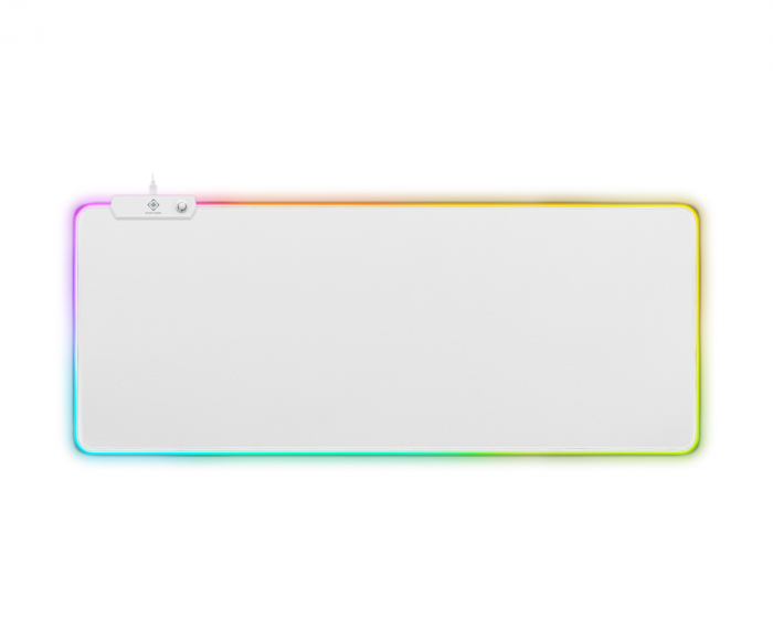 Deltaco Gaming WMP90 RGB Mousepad White Line