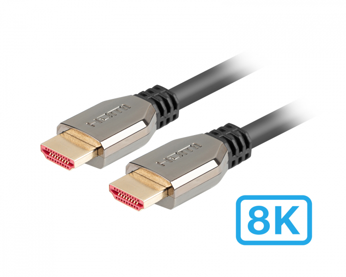 Lanberg Premium HDMI 2.1 Cable 4K/8K UHD (1.8 Meter)