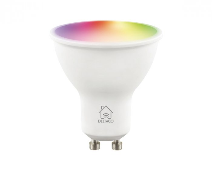 Buy Deltaco Smart Home RGB LED Light GU10 WiFI 5W at Deltaco Smart Home LED lampa, E14 | Teknikdelar.se