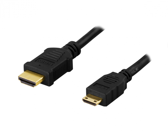 Deltaco HDMI Cable to Mini-HDMI Cable, 4K - 5 Meter