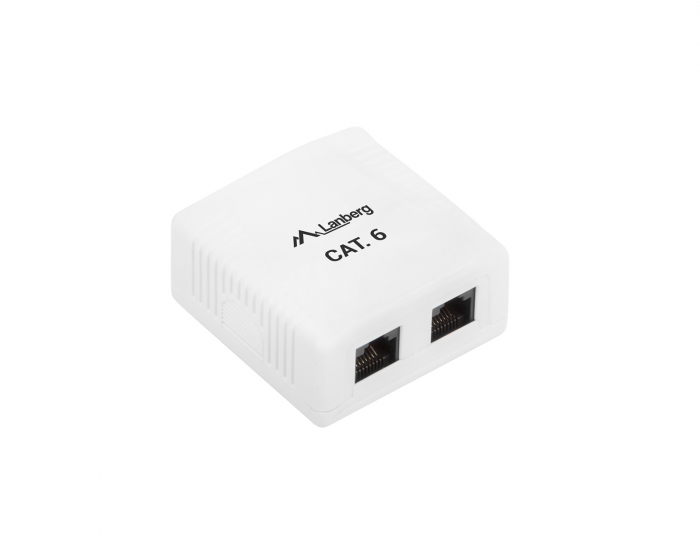 Lanberg Surface Mount 2X RJ4 Cat6