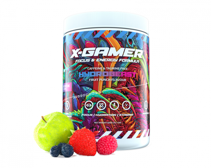 X-Gamer 600g X-Tubz HydroBeast Hydration (decaffeinated) - 60 Servings