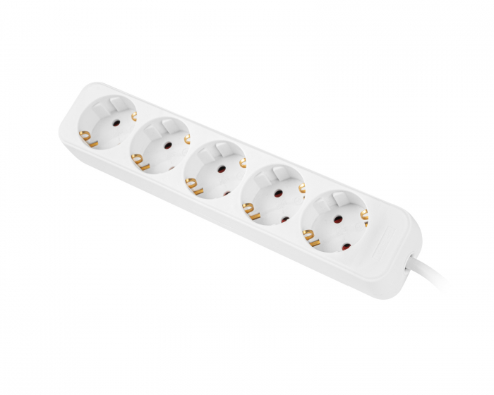 Lanberg Power Strip 5-sockets 1.5 Meter - White