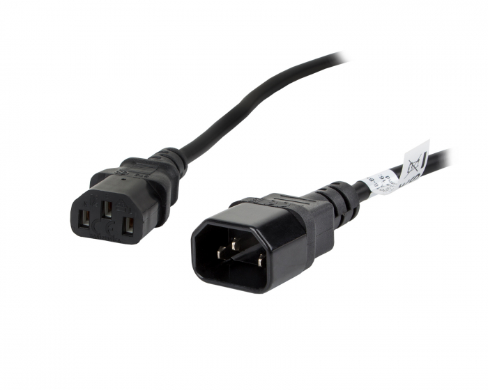 Lanberg Power Cable C13 to C14 (1.8 meter) Black