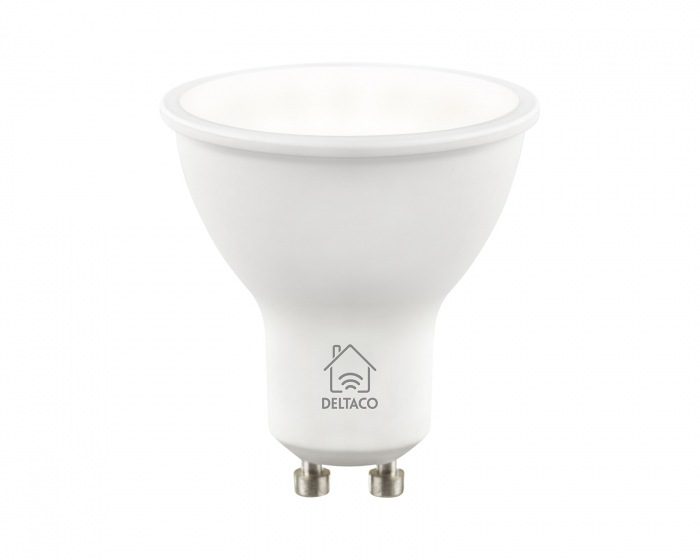 Deltaco Smart Home Smart Light GU10 WiFI, White CCTC, dimmable