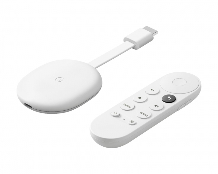 Google Chromecast with Google TV, Media-Player, 4k - White