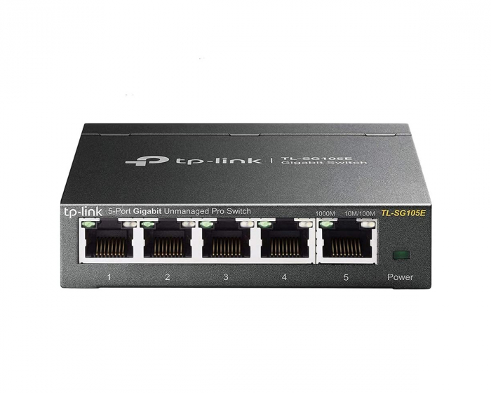 TP-Link Desktop Switch TL-SG105E 5-Ports, Web Management, 1 Gbps