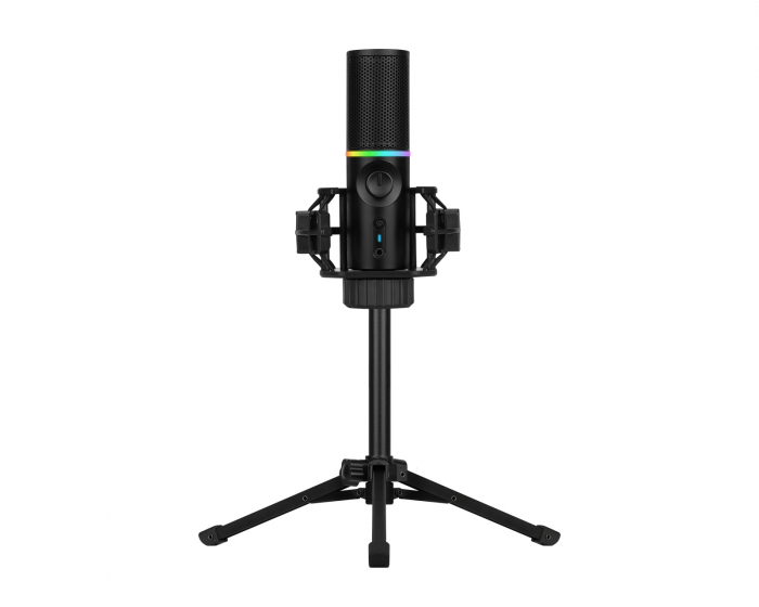 Streamplify MIC - RGB Tripod Microphone - Black