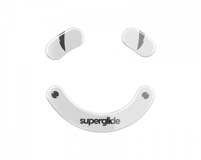 Superglide Glass Skates for Razer DeathAdder V3 Pro - White