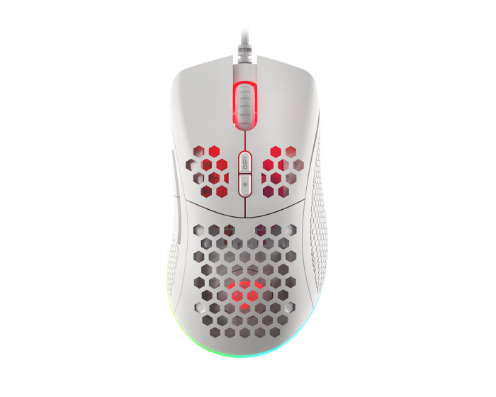 Genesis Krypton 555 Ultralight RGB Gaming Mouse - White