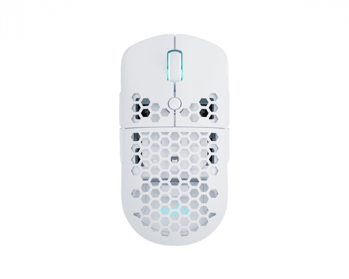 Pwnage Ultra Custom Ambi Wireless Gaming Mouse - Honeycomb - White