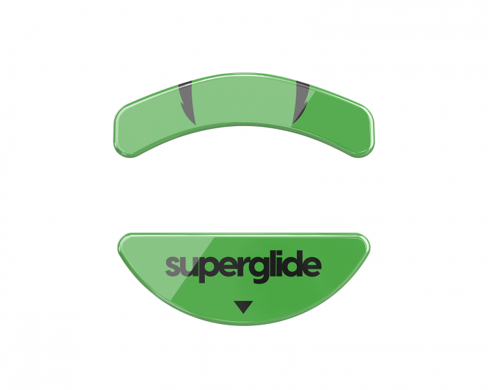 Superglide Glass Skates for Razer Viper Mini - Green