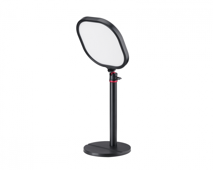 Height Adjustable LED Panel Light Stand - Black
