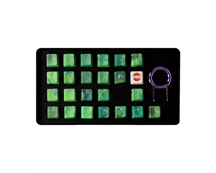 Tai-Hao 23-key Rubber Gaming Keycap-set Backlit Mark II - Green Camo