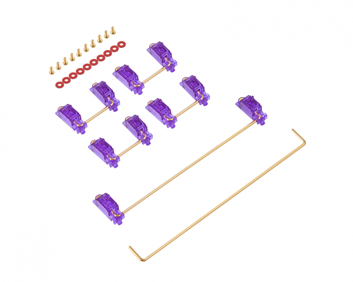 Durock Stabilizers V2 Screw Ins Purple