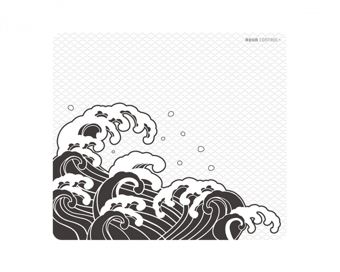 X-raypad Aqua Control Plus Mousepad - Wave - Storm - XL Square