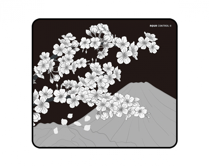 X-raypad Aqua Control II Mousepad - Sakura Night - XL Square