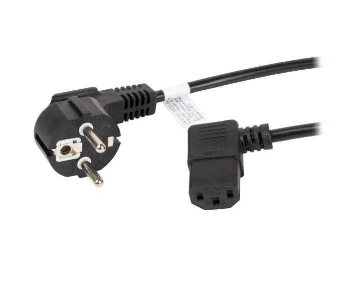 Lanberg Power Cable Angled C13 (3 meter) Black