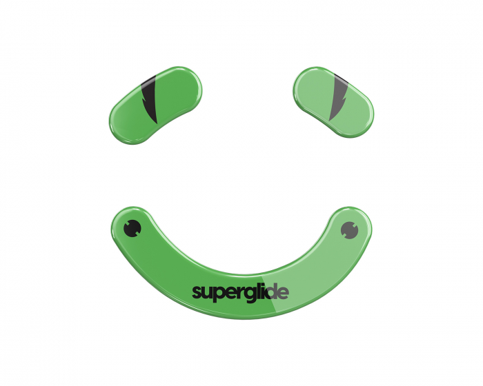 Superglide Glass Skates for Razer DeathAdder V3 Pro - Green