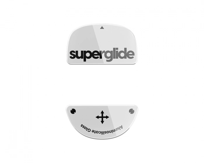 Superglide Glass Skates for Vaxee XE - White