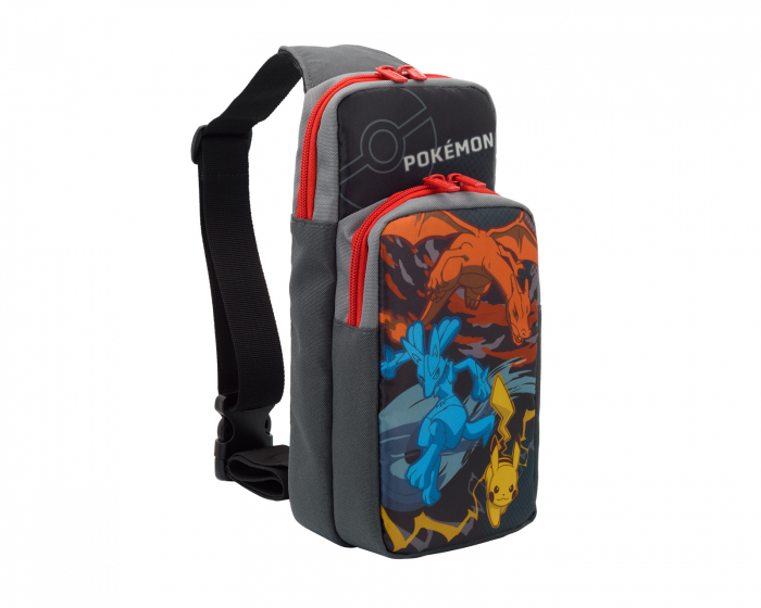 Hori Switch Shoulder Bag - Charizard, Lucario & Pikachu (Adventure Pack)