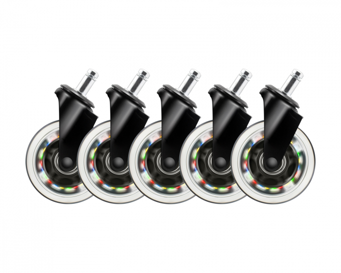 Deltaco Gaming RGB Wheels - Movement activated RGB LEDs - 5-pack