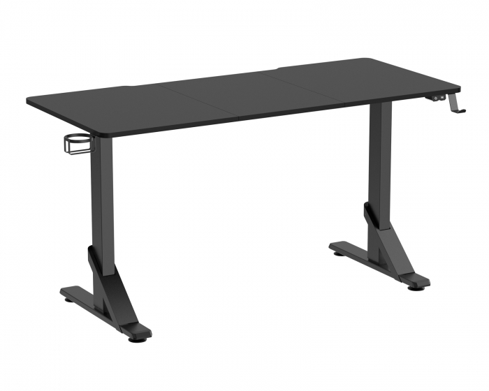 MaxMount Heavy Duty RGB Gaming Desk (1360X600) - Black