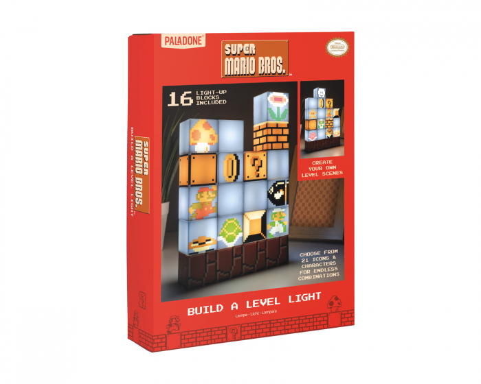 Paladone Super Mario Bros Build A Level Light - Super Mario Light