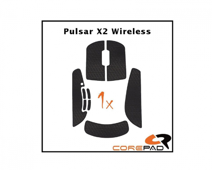 Soft Grips for Pulsar X2 Wireless - Black