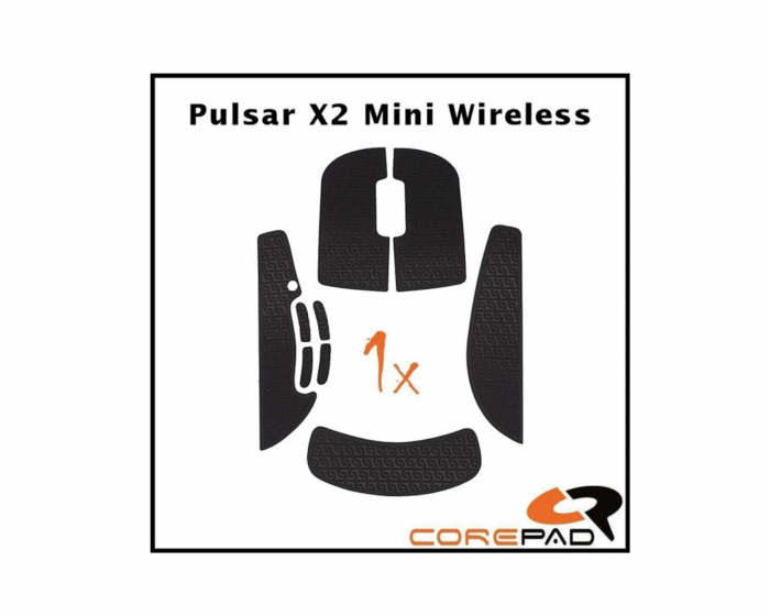 Corepad Soft Grips for Pulsar X2 Mini Wireless - Black