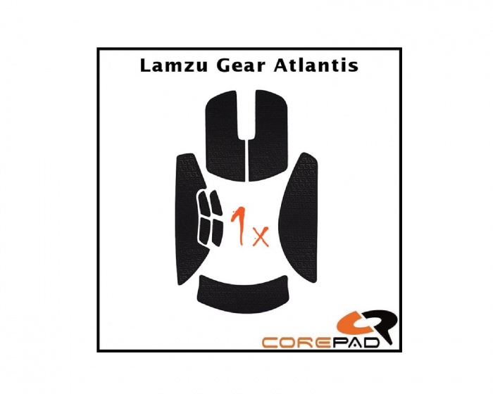 Soft Grips for Lamzu Atlantis - Black