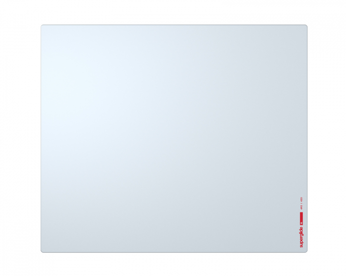 Superglide Glass Mouse Pad - XL - White