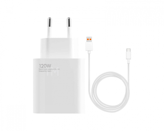 Xiaomi Charging Combo EU - 120W Travel Charger & USB-C Cable 1m - White
