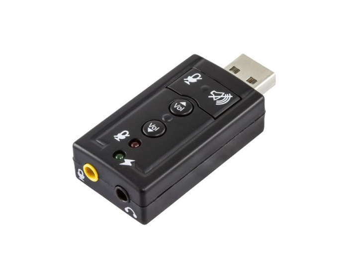 Deltaco USB Soundcard 7.1 2x 3,5mm