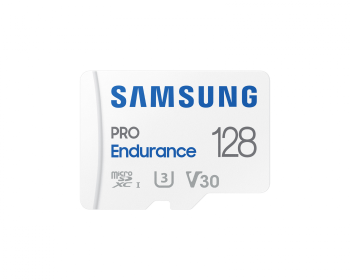 Samsung PRO Endurance microSDXC 128GB & SD Adapter - Flash Memory Card