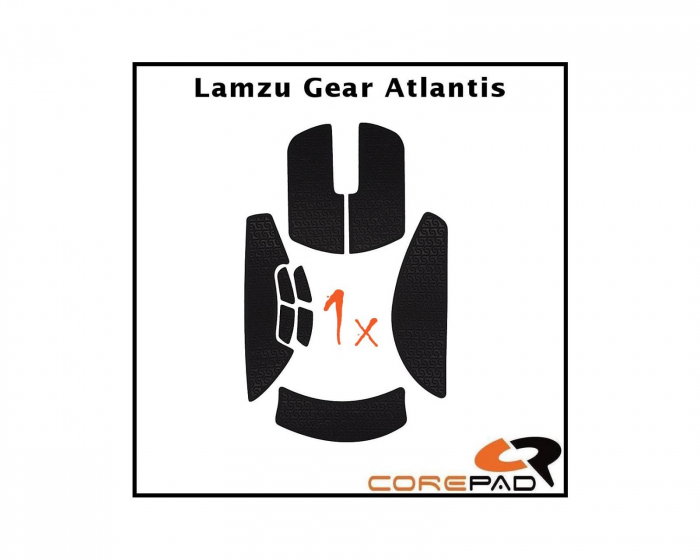 Corepad Soft Grips for Lamzu Atlantis - Orange