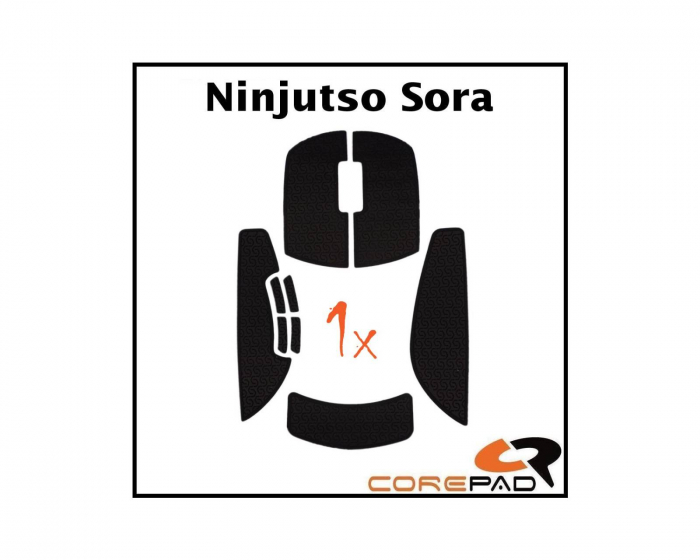 Corepad Soft Grips for Ninjutso Sora - Black