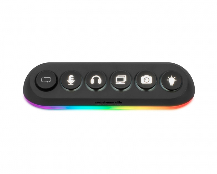 HUB DECK 5, RGB 5-Port USB Hub, 12V - Black