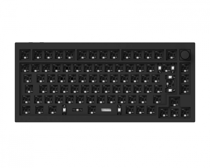 Keychron Q1 Pro QMK 75% ISO Barebone Hotswap Wireless Keyboard - Carbon Black