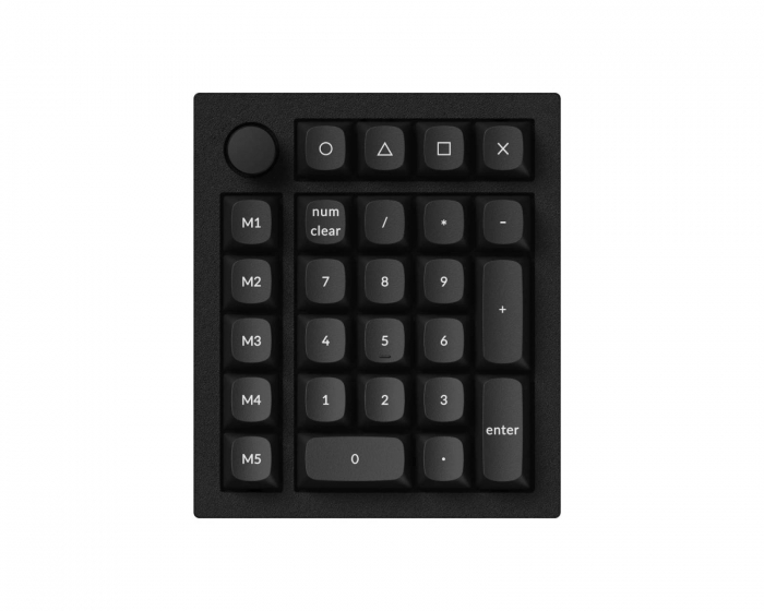 Keychron Q0 Plus Number Pad 27 Key RGB Hot-Swap [Gateron G Pro Red] - Carbon Black