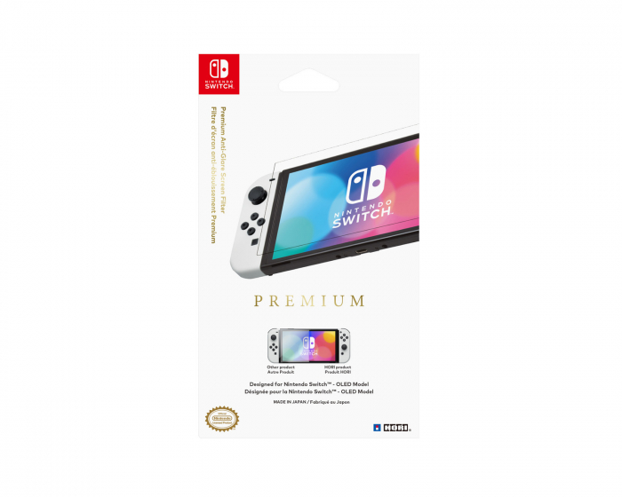 Hori Premium Anti-Glare Screen Filter for Nintendo Switch OLED